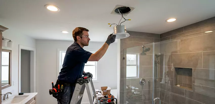 Bathroom and Shower Recessed Lighting Installation in Debary